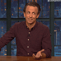 Seth Meyers What GIF by Late Night with Seth Meyers